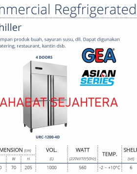 S/S Commercial Refrigerated Cabinet GEA