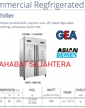 S/S Commercial Refrigerated Cabinet GEA