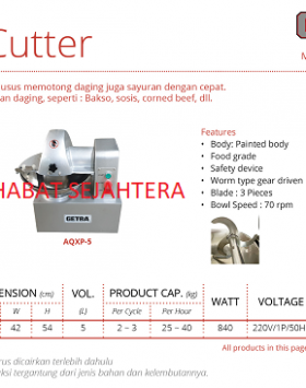 Bowl Cutter Getra AQXP-5