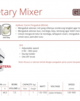 Planetary MIxer GETRA