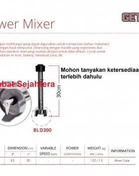 Mixer tube GETRA