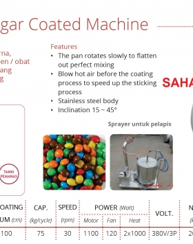 Chocolate / Sugar Coated Machine GETRA