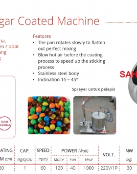 Chocolate / Sugar Coated Machine GETRA