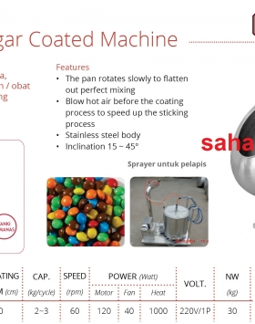 Chocolate / Sugar Coated Machine GETRA