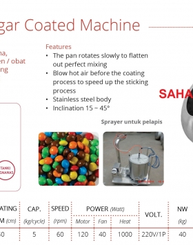 Chocolate / Sugar Coated Machine GETRA