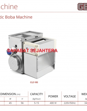 Semi Automatic Boba Machine GETRA