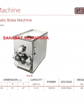 Full Automatic Boba Machine GETRA