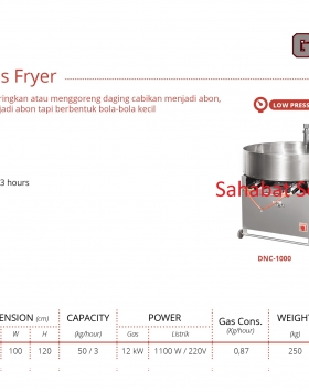 Meat Floss Fryer GETRA