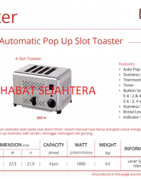 Manual pop up slot Toaster GETRA