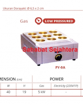 Gas Dorayaki Baker GETRA