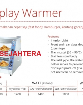 Food Display Warmer GETRA