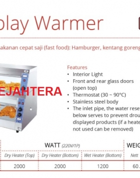 Food Display Warmer GETRA