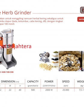 S/S Spice Herb Grinder Getra IC-10B