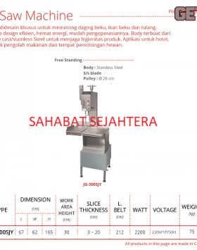 Bone Saw Machine Getra JG-300SJY