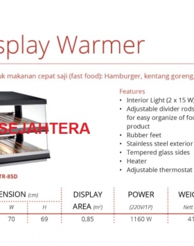 Food Display Warmer GETRA