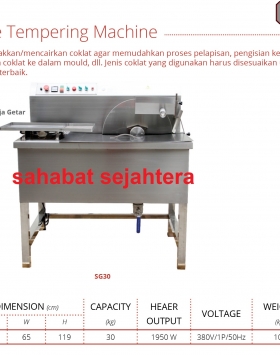 Chocolate Tempering Machine GETRA