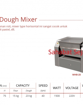 Horizontal Dough Mixer GETRA