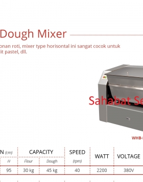 Horizontal Dough Mixer GETRA