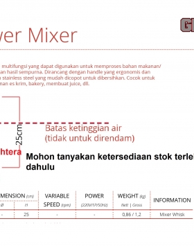 Mixer Whisk GETRA