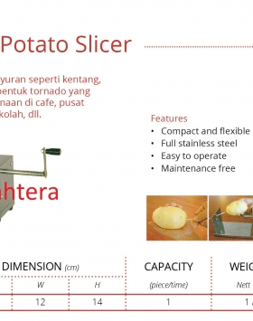 S/S Tornado Potato Slicer Getra ZY-PT100