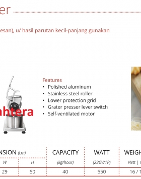 Cheese Grater Getra CG55-SH