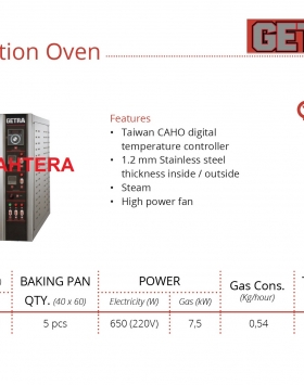 Gas Convection Oven GETRA