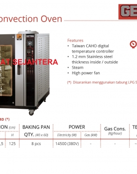 Electric Convection Oven GETRA