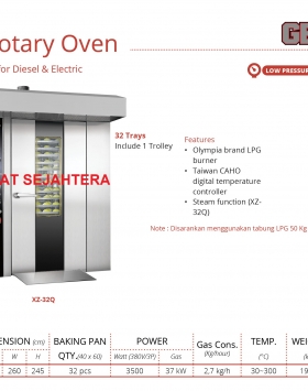 Gas Rotary Oven GETRA