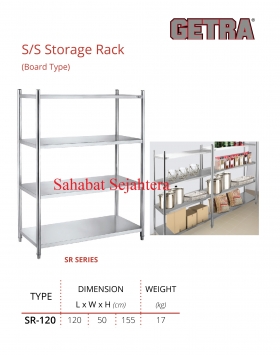 S/S Storage Rack Getra Type SR-120