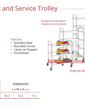 Collect & Service Trolley Getra Type ST-501