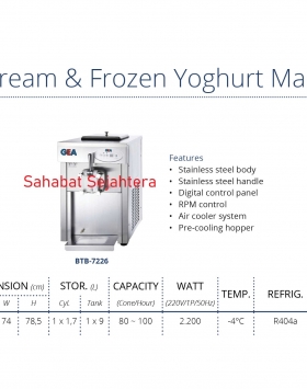 Soft Ice Cream and Frozen Yoghurt Machine GEA