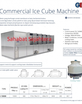 Commercial Ice Cube Machine GEA