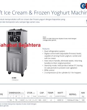 Soft Ice Cream and Frozen Yoghurt Machine GEA