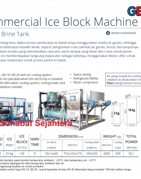 Commercial Ice Block Machine GEA