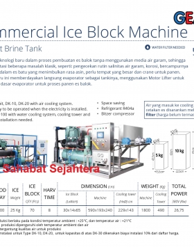 Commercial Ice Block Machine GEA