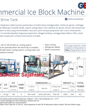 Commercial Ice Block Machine GEA