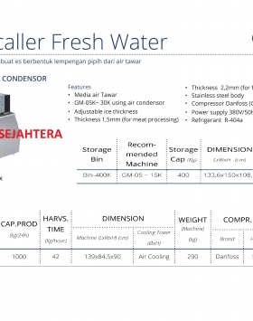 AIR COOLER CONDENSOR GEA TIPE GM-10K Dan BIN-400K