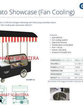 Gelato Showcase (Fan Cooling) GEA