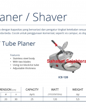 Ice Planer/Shaver GEA