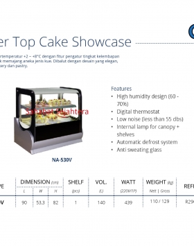 Counter Top Cake Showcase GEA