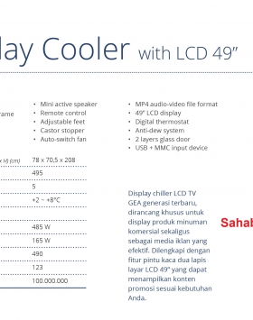 Display Cooler with LCD