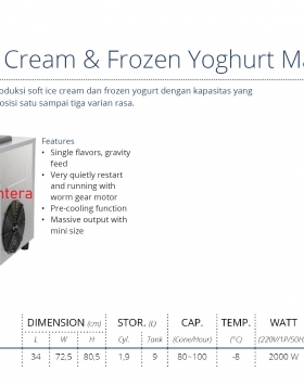 Soft Ice Cream & Frozen Yoghurt Machine GEA