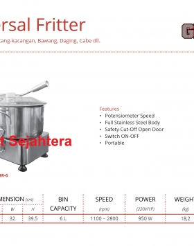 Universal Fritter Getra HR-6