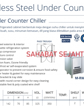 S/S Under Counter Chiller GEA