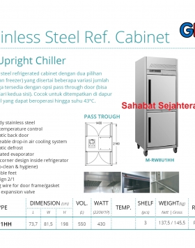 Stainless Steel Ref. Cabinet GEA