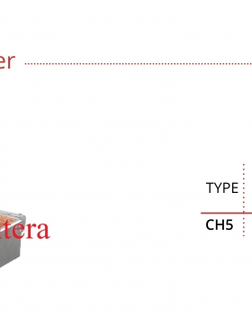 S/S Condiment Holder Getra CH5 Isi 5