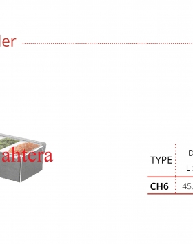 S/S Condiment Holder Getra CH6 Isi 6