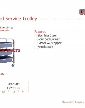 Collect & Service Trolley Getra Type CT-024