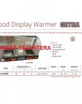 Food Display Warmer GETRA