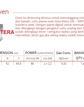 Gas Baking Oven GETRA